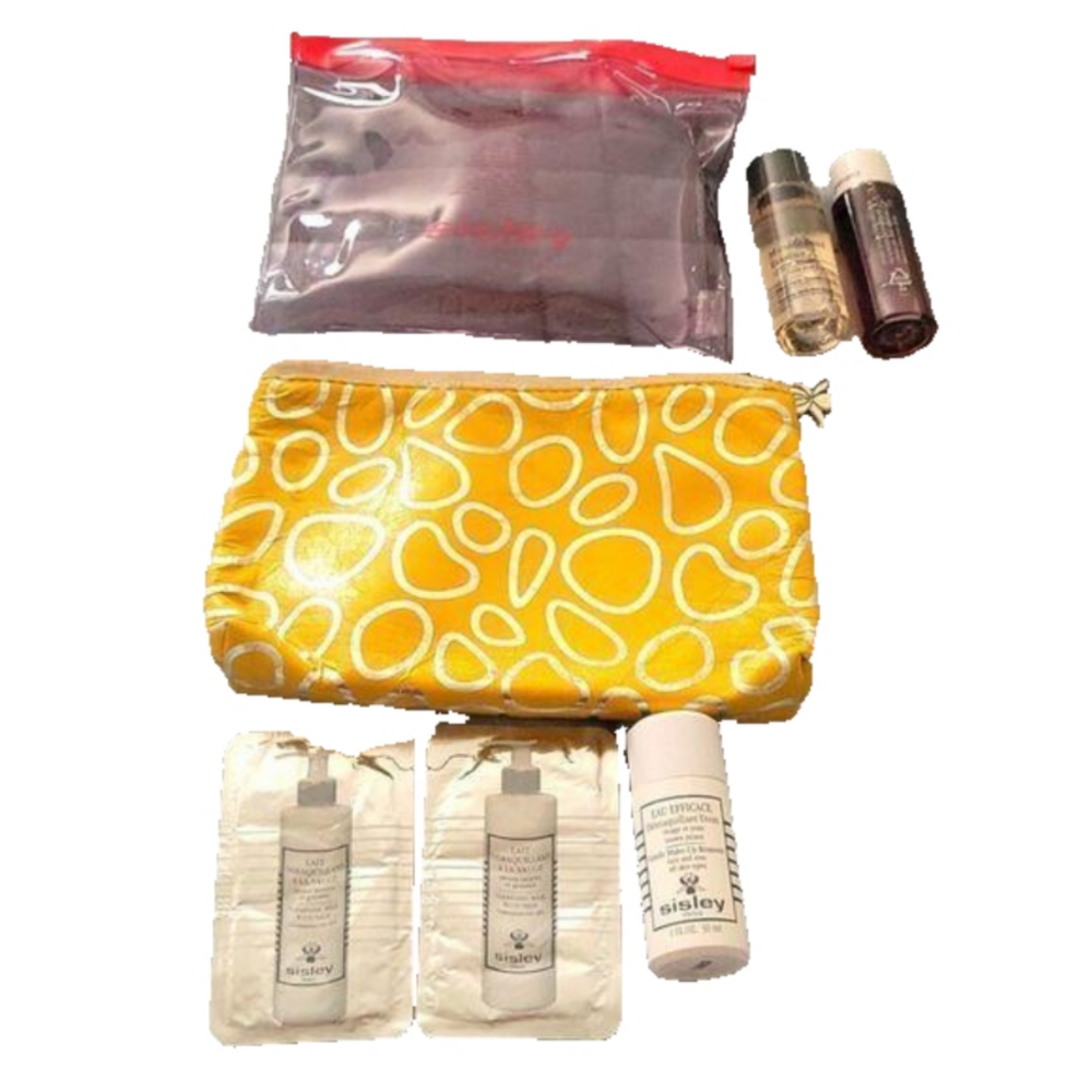 Sisley cosmetic bags and samples lot